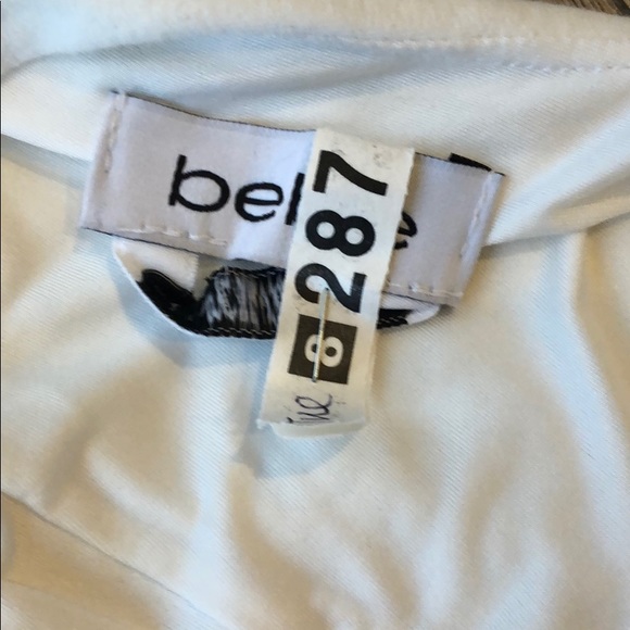 White party dress with silver embellishments - Picture 4 of 4